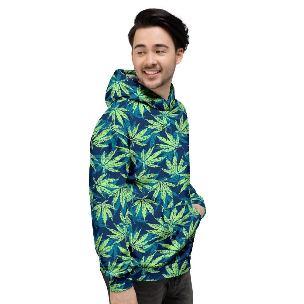 Reggae Leaf Tropical Men's Hoodie-grizzshop