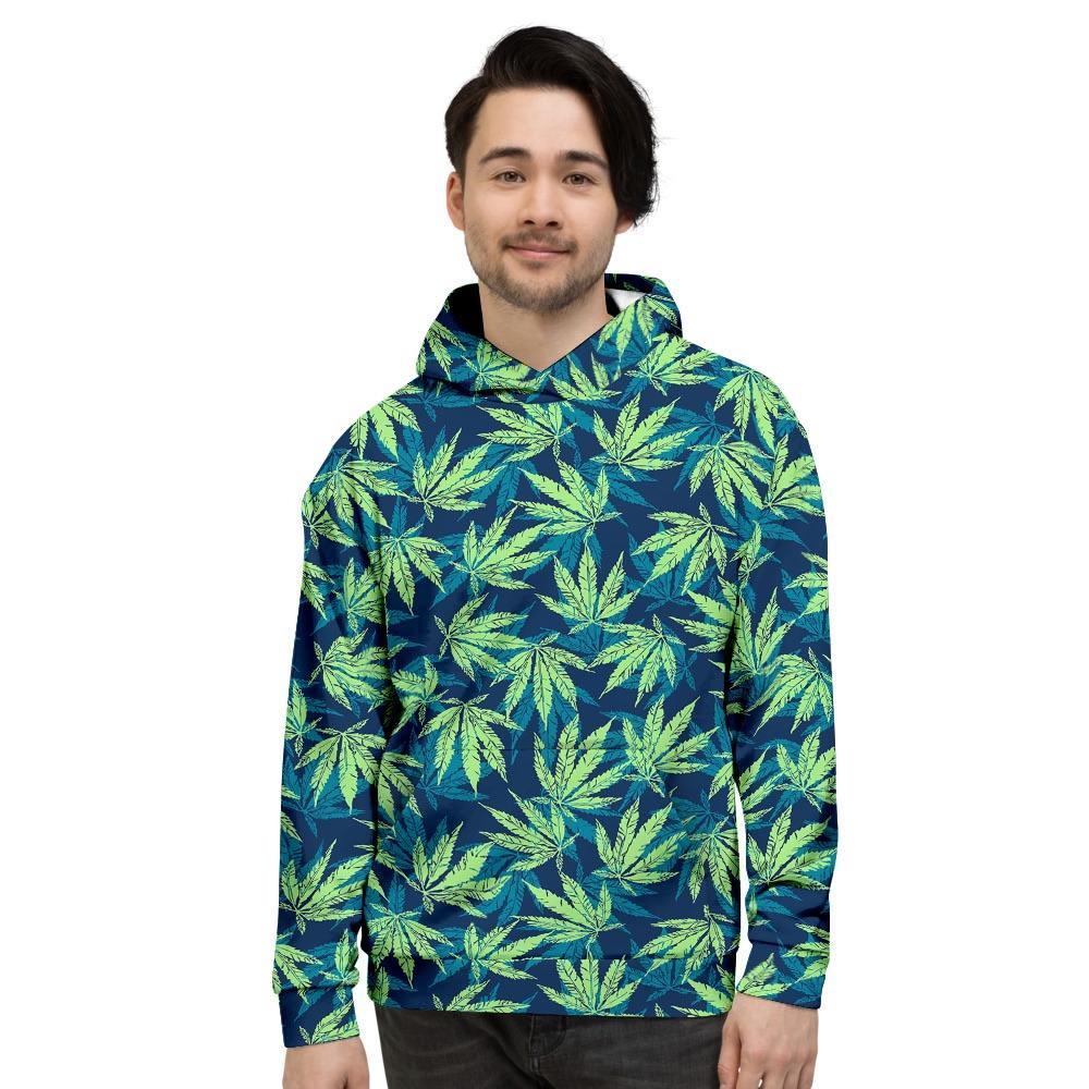 Reggae Leaf Tropical Men's Hoodie-grizzshop