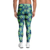 Reggae Leaf Tropical Men's Leggings-grizzshop