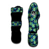 Reggae Leaf Tropical Muay Thai Shin Guard-grizzshop