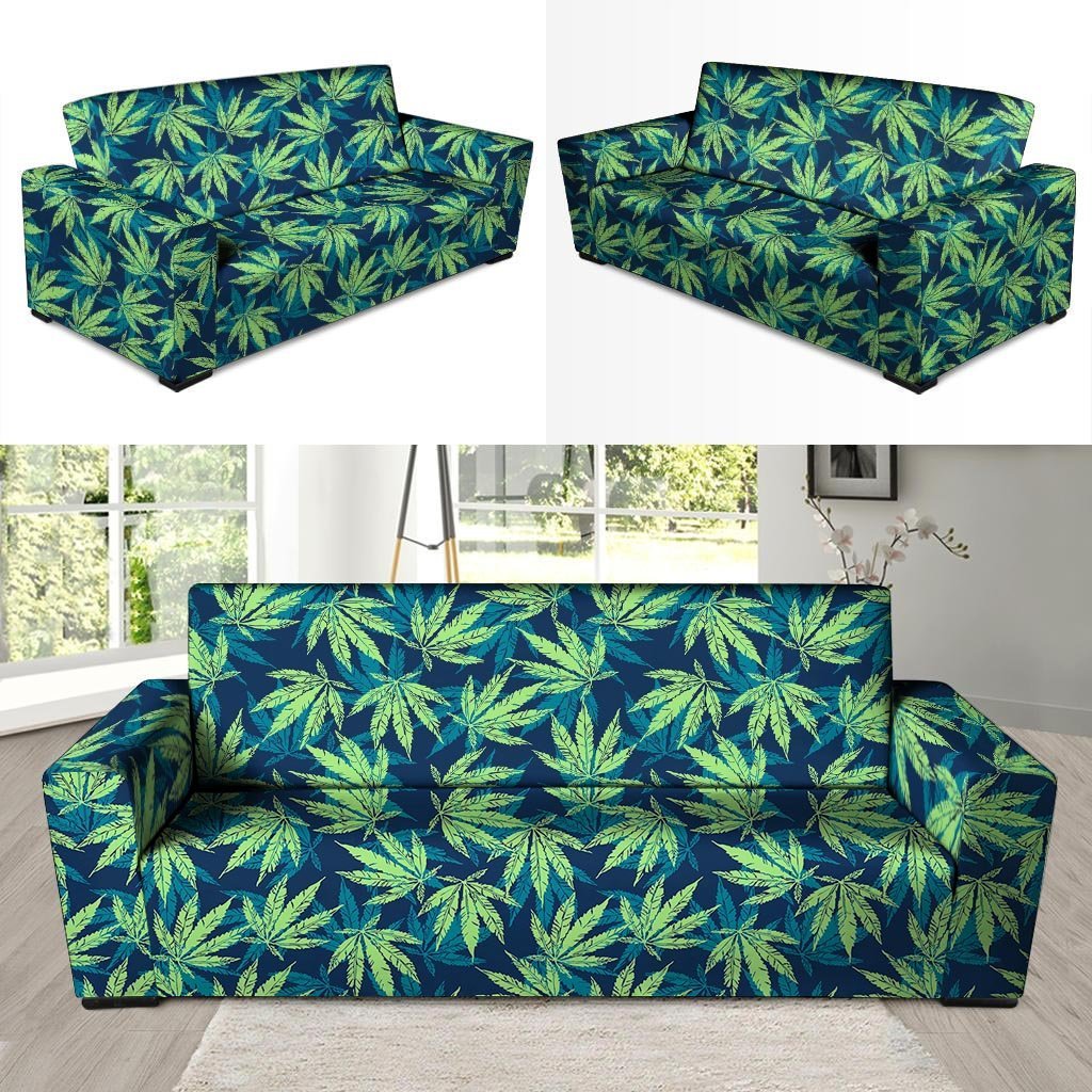 Reggae Leaf Tropical Sofa Cover-grizzshop