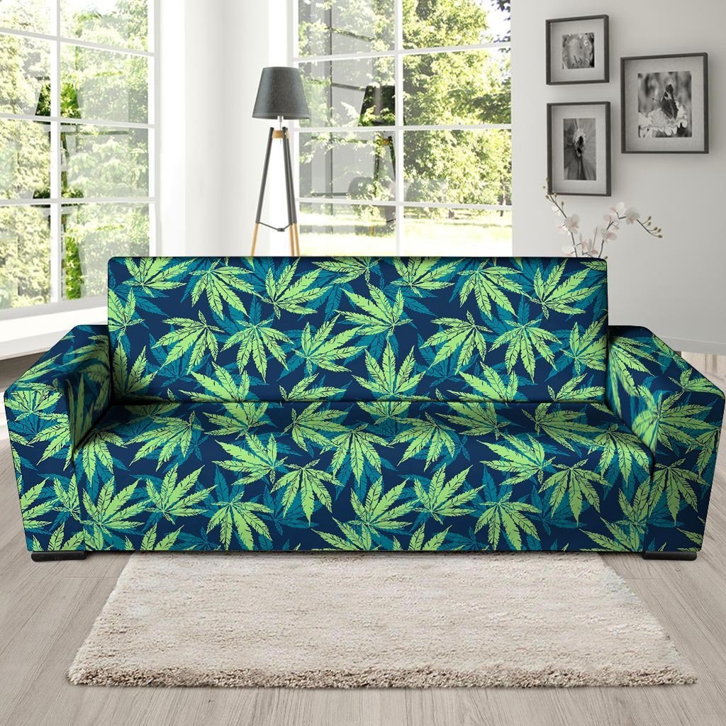 Reggae Leaf Tropical Sofa Cover-grizzshop