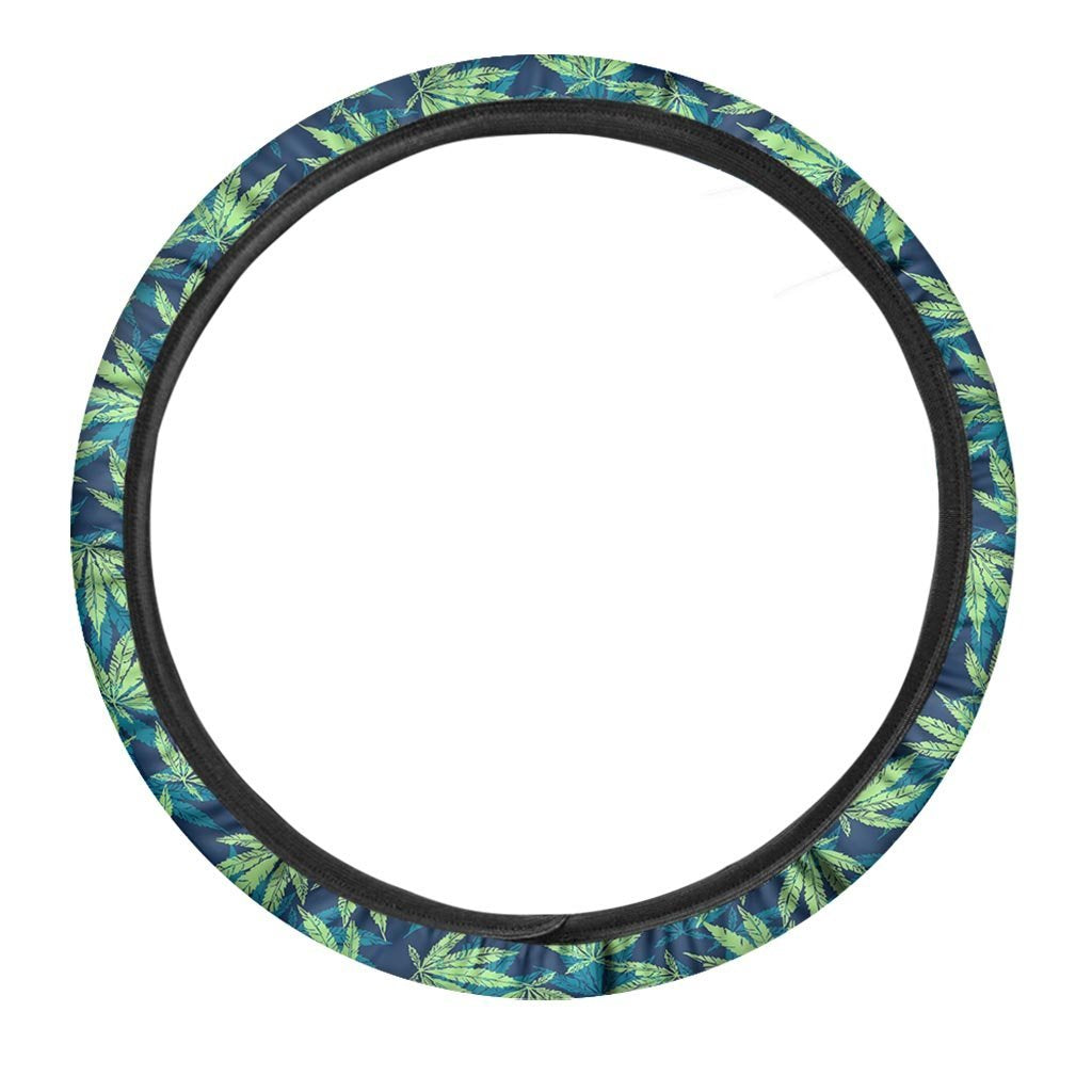 Reggae Leaf Tropical Steering Wheel Cover-grizzshop