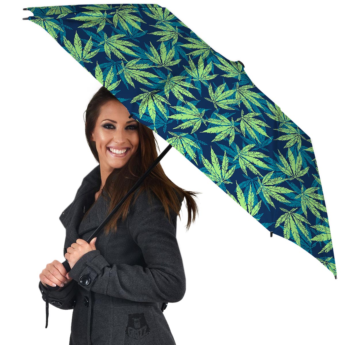 Reggae Leaf Tropical Umbrella-grizzshop