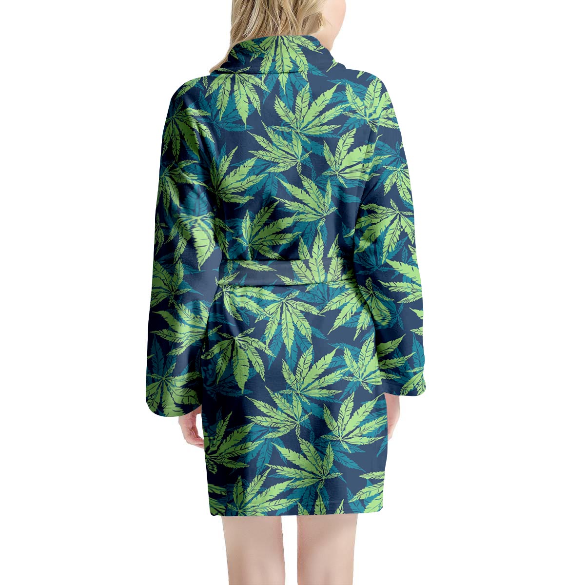 Reggae Leaf Tropical Women's Robe-grizzshop