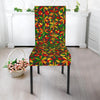 Reggae Rasta Pattern Print Chair Cover-grizzshop