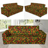 Reggae Rasta Pattern Print Sofa Covers-grizzshop