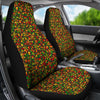 Reggae Rasta Pattern Print Universal Fit Car Seat Cove-grizzshop