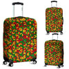 Reggae Rasta Print Pattern Luggage Cover Protector-grizzshop