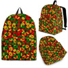 Reggae Rasta Print Pattern Premium Backpack-grizzshop