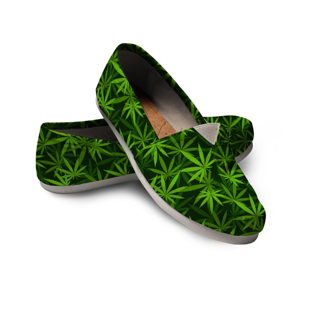 Reggae Leaf Rasta Canvas Shoes-grizzshop