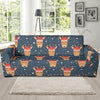 Reindeer Christmas Print Pattern Sofa Covers-grizzshop