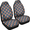 Reindeer Christmas Print Pattern Universal Fit Car Seat Cover-grizzshop