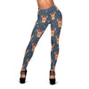 Reindeer Christmas Print Pattern Women Leggings-grizzshop