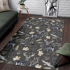 Reindeer Pattern Print Floor Mat-grizzshop