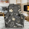 Reindeer Pattern Print Recliner Cover-grizzshop