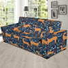 Reindeer Print Pattern Sofa Covers-grizzshop