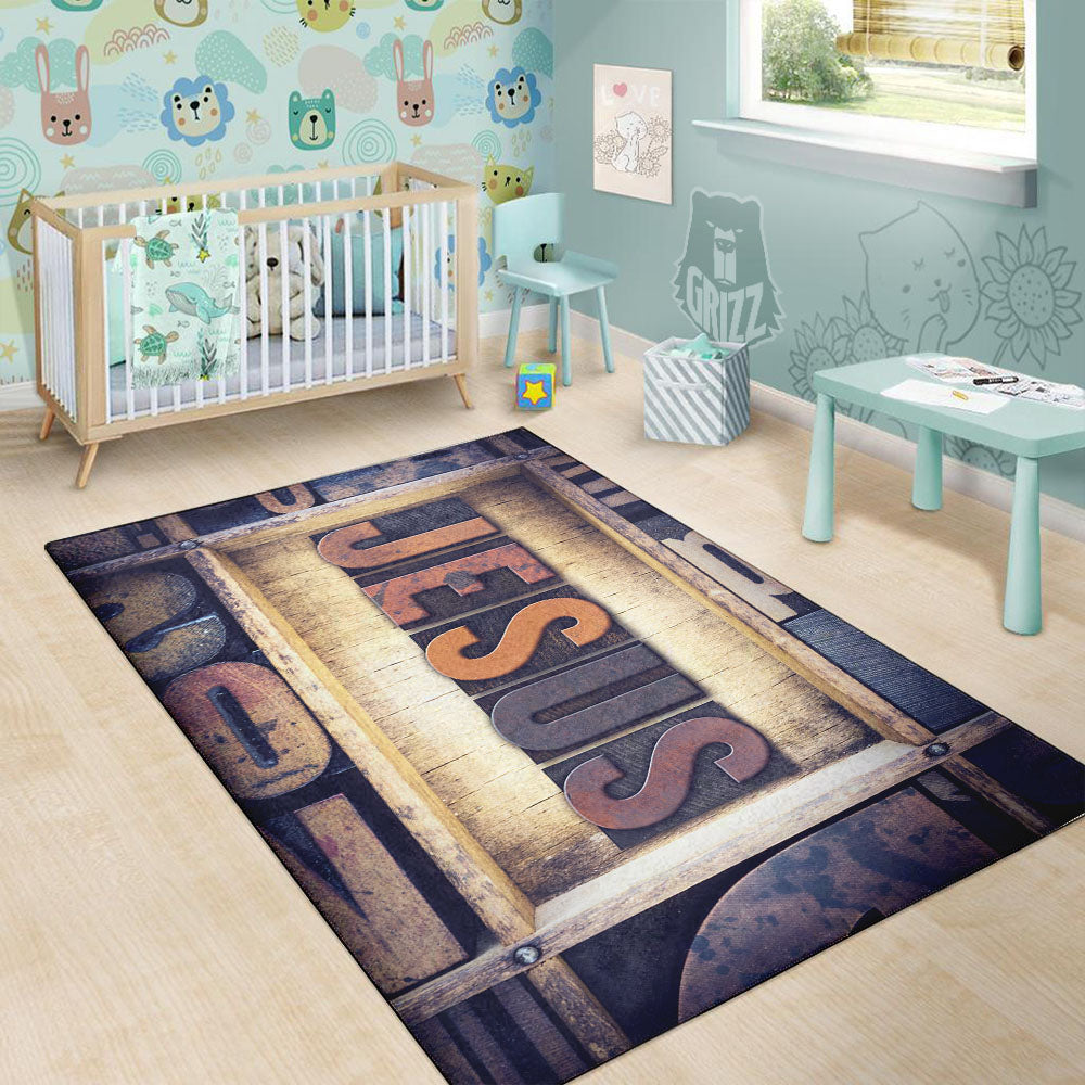 Religious Jesus Words Print Floor Mat-grizzshop