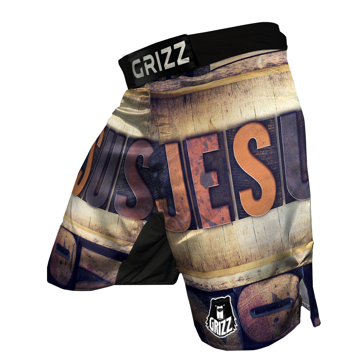 Religious Jesus Words Print MMA Shorts-grizzshop