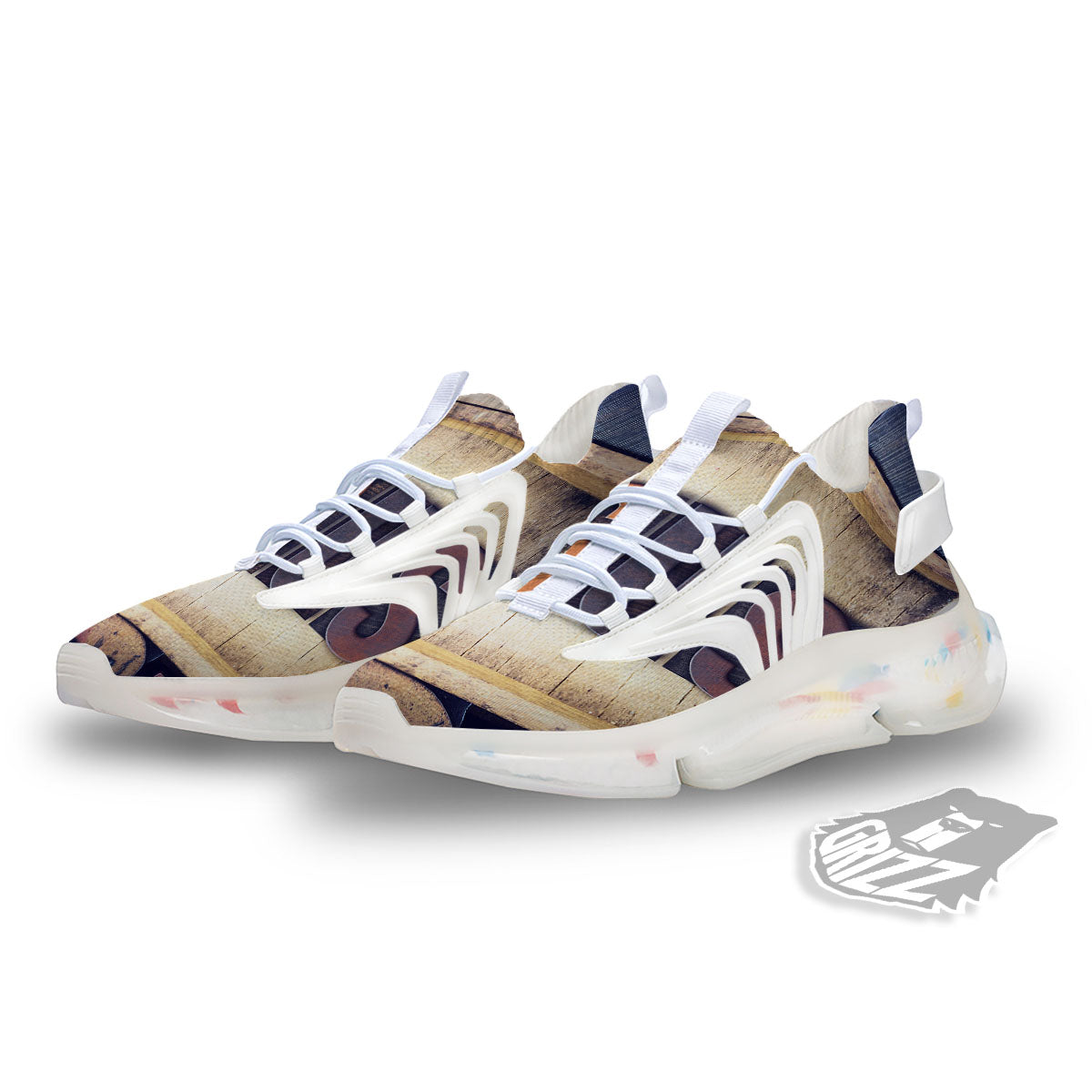 Religious Jesus Words Print White Gym Shoes-grizzshop