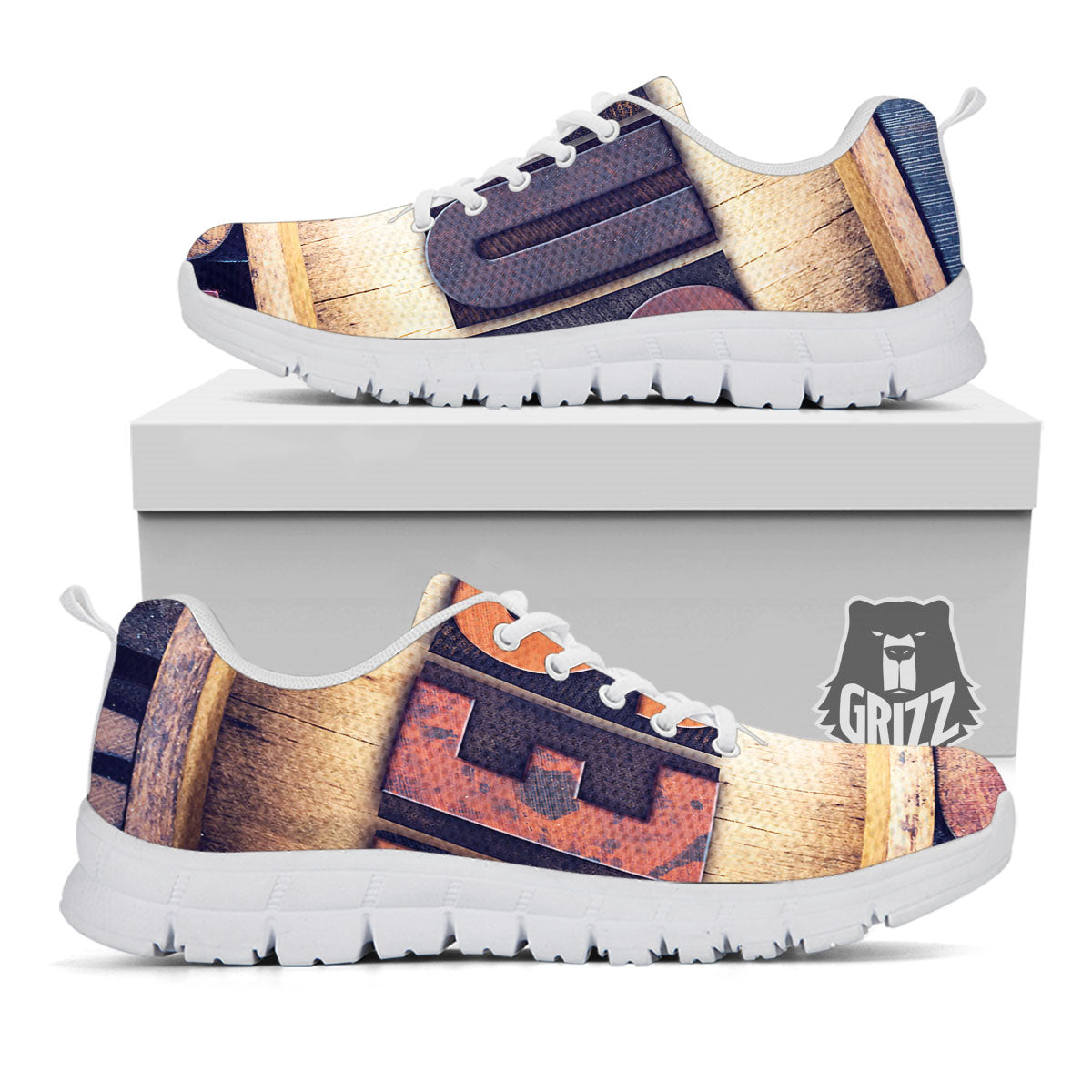 Religious Jesus Words Print White Sneaker-grizzshop
