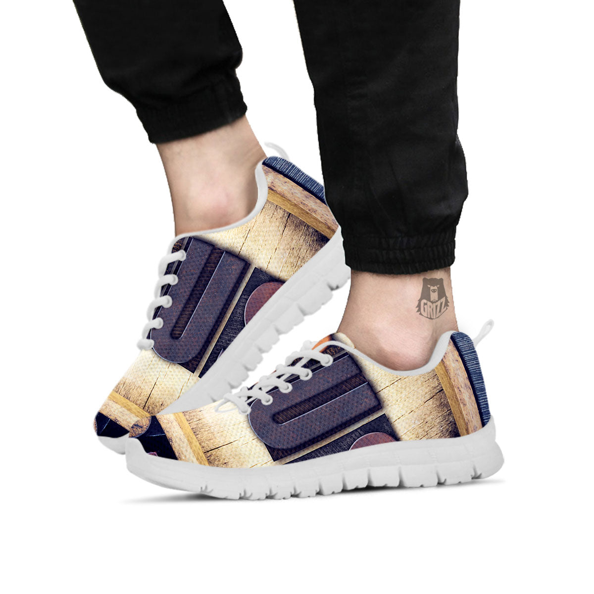 Religious Jesus Words Print White Sneaker-grizzshop