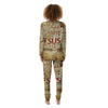 Religious Of God Word Print Women's Pajamas-grizzshop