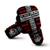 Religious Words Christian Cross Print Boxing Gloves-grizzshop