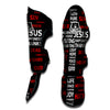 Religious Words Christian Cross Print Muay Thai Shin Guards-grizzshop