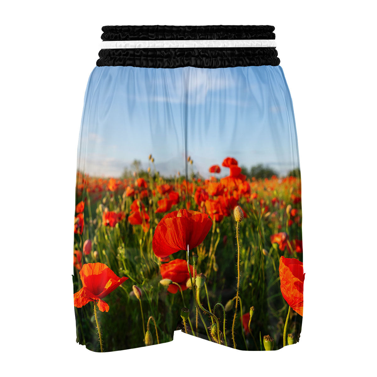 Remembrance Poppy Day Print Boxing Shorts-grizzshop