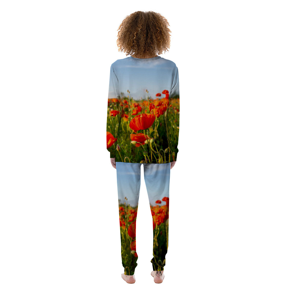 Remembrance Poppy Day Print Women's Pajamas-grizzshop