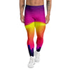 Retro City Sunrise Print Men's Leggings-grizzshop