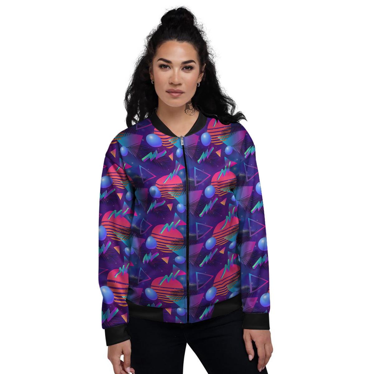 Neon bomber jacket womens hotsell