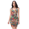 Retro Hippie Bodycon Dress-grizzshop