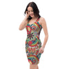 Retro Hippie Bodycon Dress-grizzshop