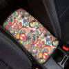 Retro Hippie Car Console Cover-grizzshop