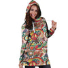 Retro Hippie Hoodie Dress-grizzshop