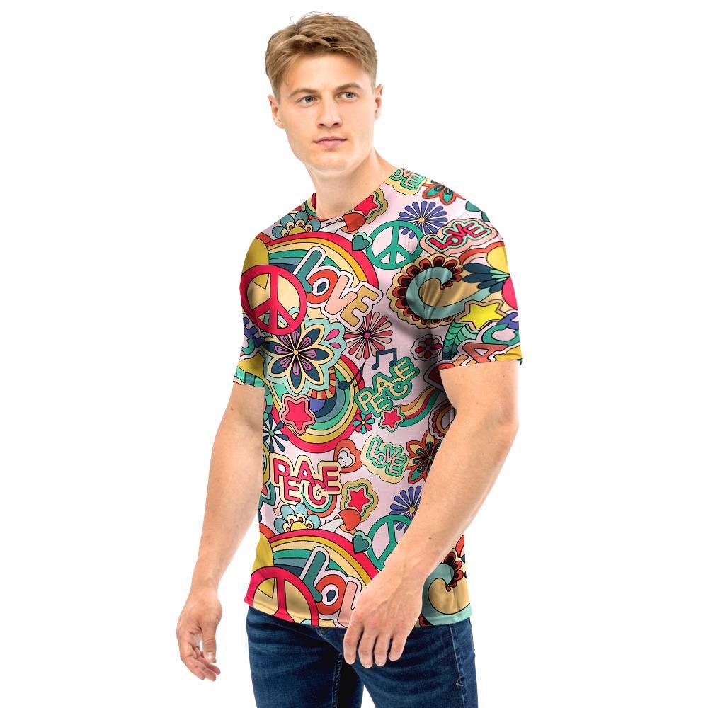 Retro Hippie Men T Shirt-grizzshop