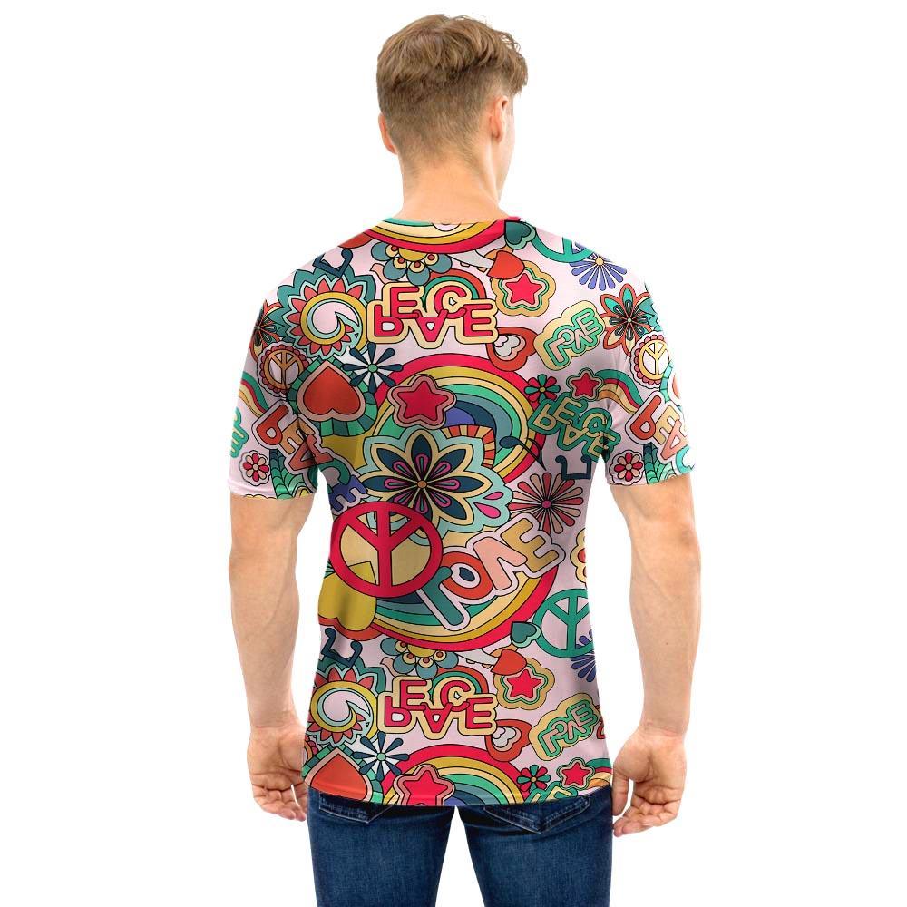 Retro Hippie Men T Shirt-grizzshop