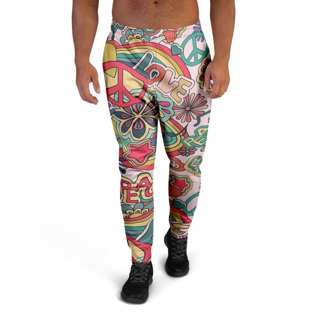 Retro Hippie Men's Joggers-grizzshop