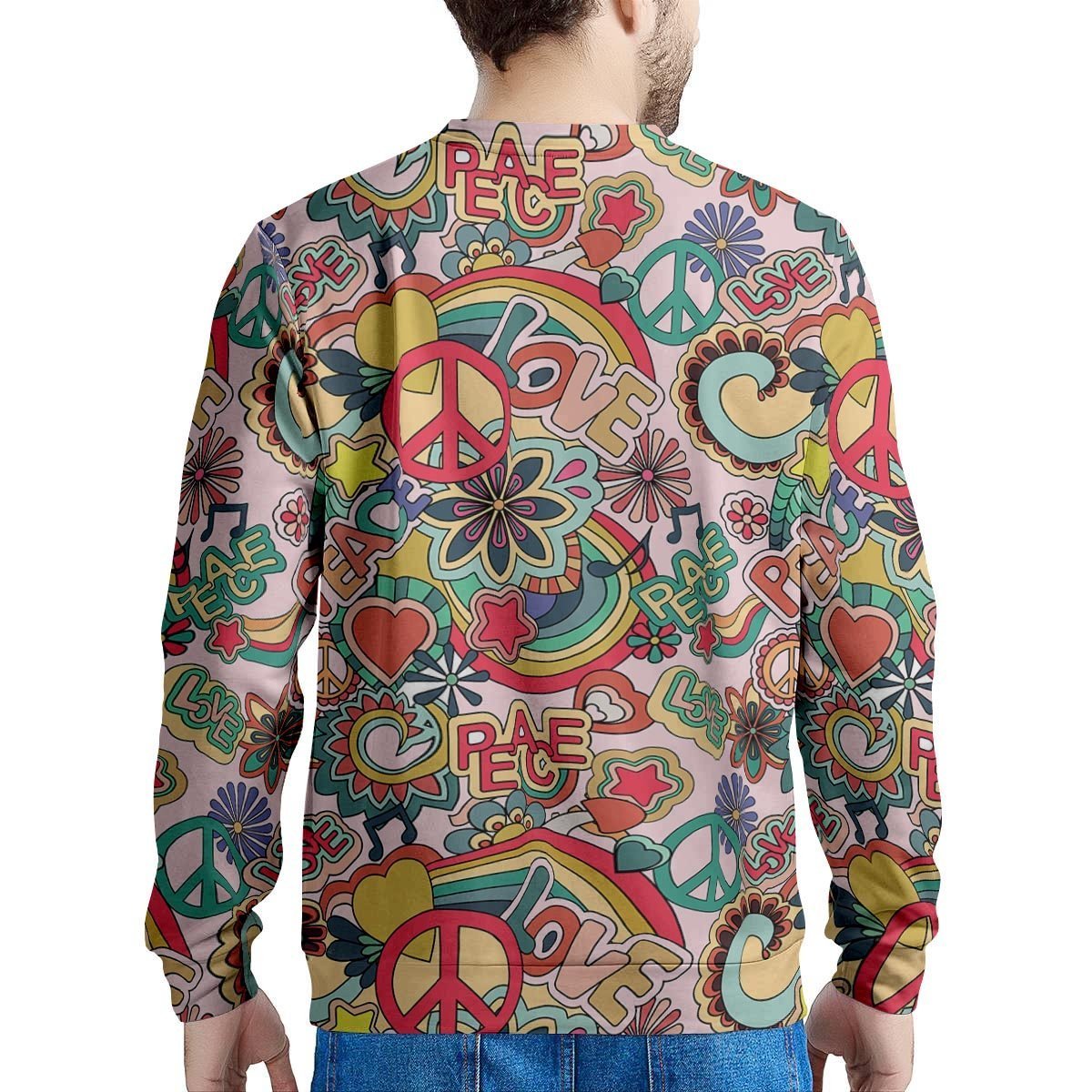 Retro Hippie Men's Sweatshirt-grizzshop