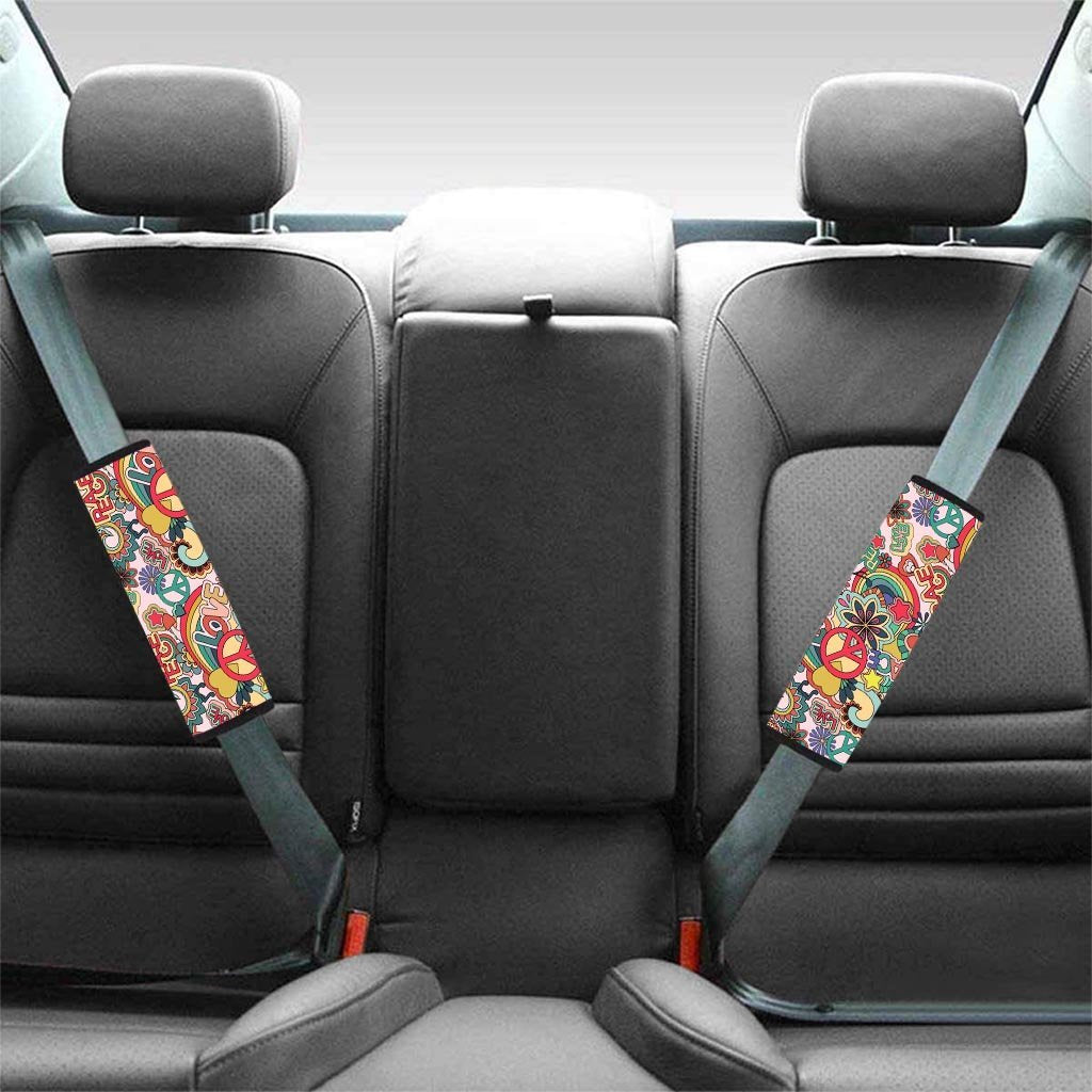 Retro Hippie Seat Belt Cover-grizzshop