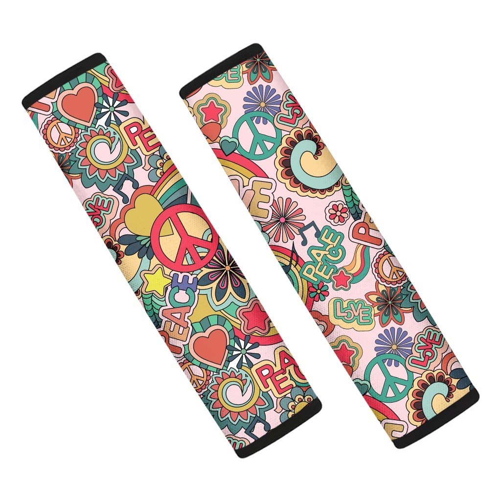 Retro Hippie Seat Belt Cover-grizzshop