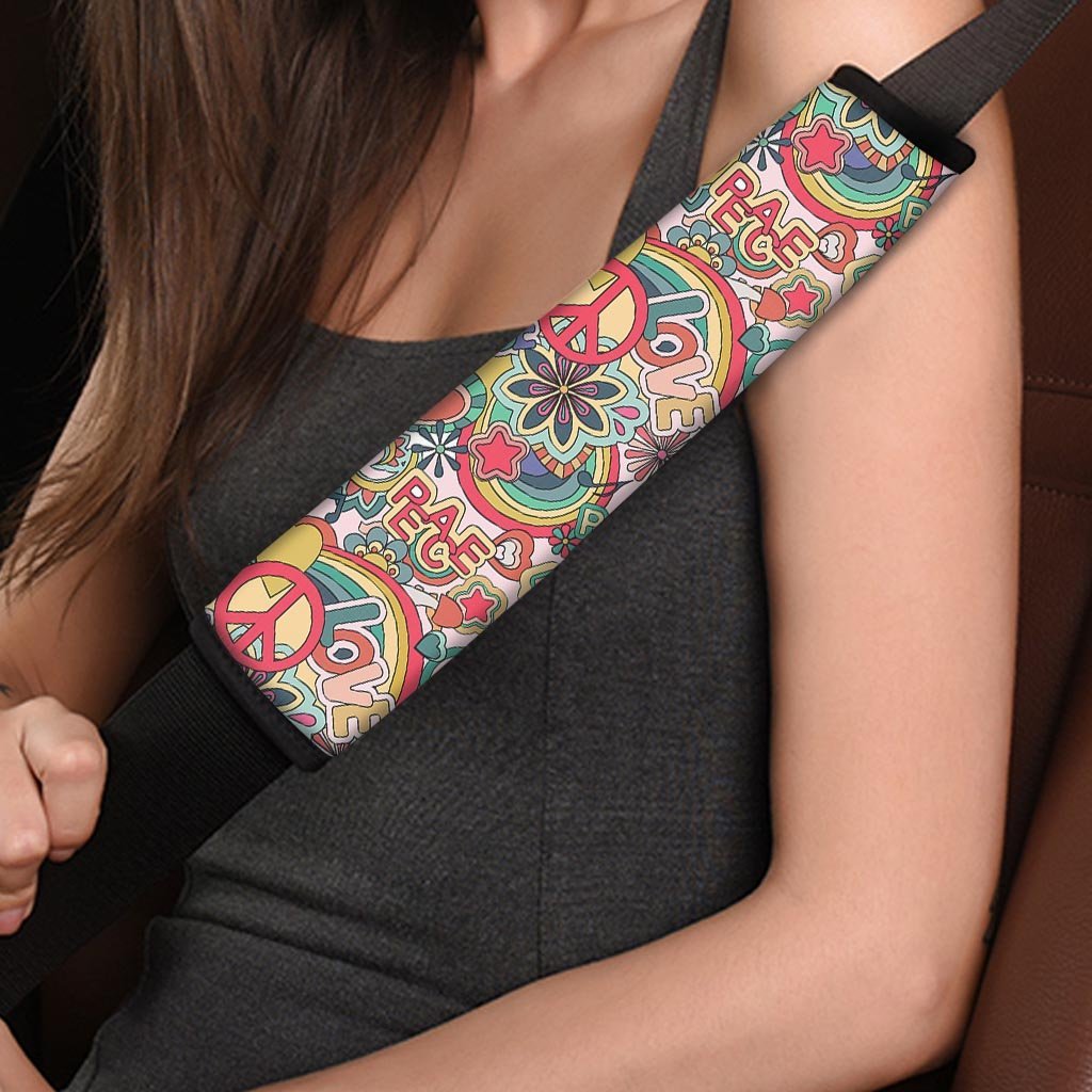 Retro Hippie Seat Belt Cover-grizzshop