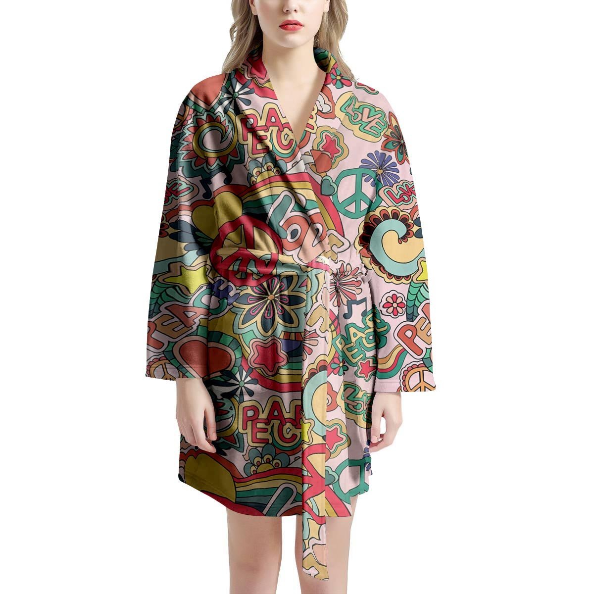 Retro Hippie Women's Robe-grizzshop