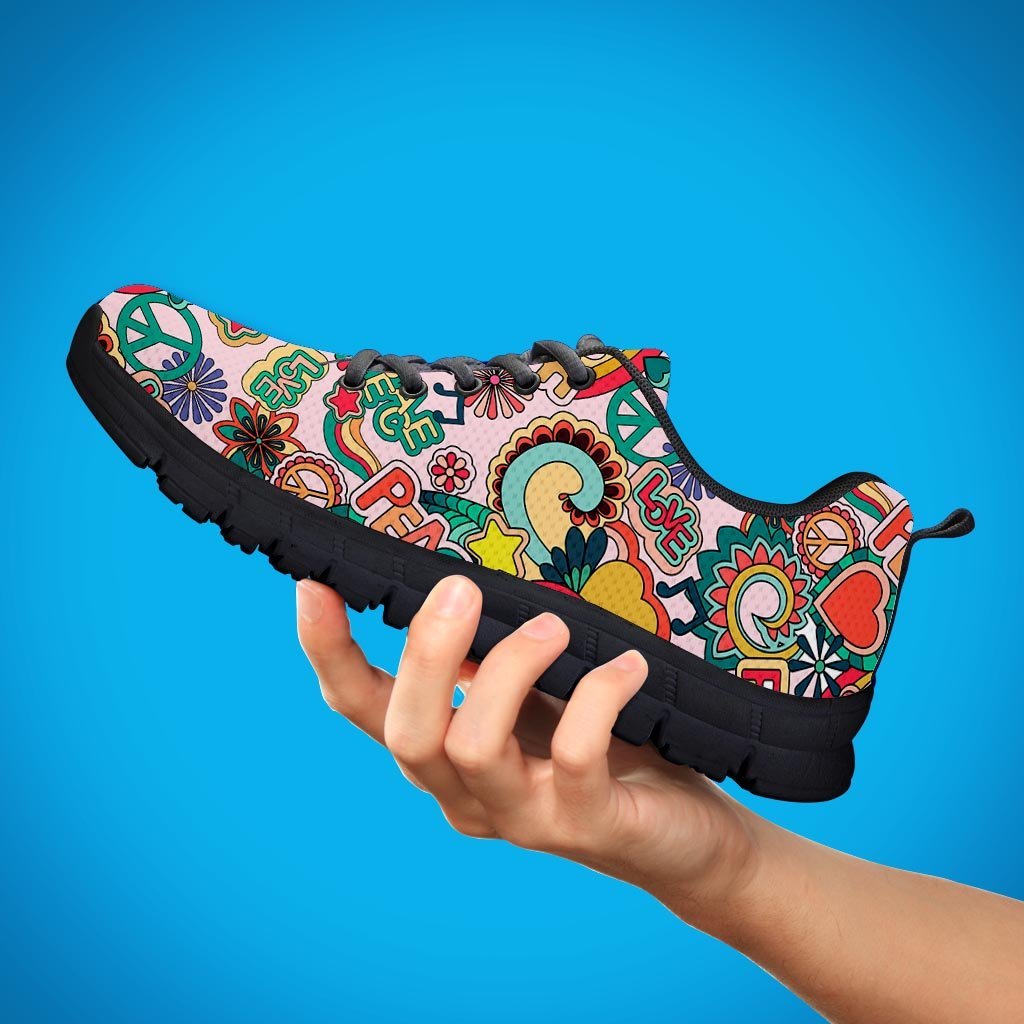 Retro Hippie Women's Sneakers-grizzshop