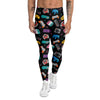 Retro Video Game Controller Print Pattern Men's Leggings-grizzshop