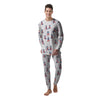 Ribbon American Flag Print Pattern Men's Pajamas-grizzshop