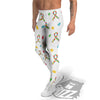 Ribbon Autism Awareness Print Pattern Men's Leggings-grizzshop