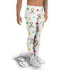 Ribbon Autism Awareness Print Pattern Men's Leggings-grizzshop